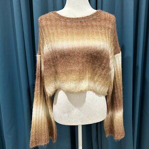 Cider Brown Knitted Sweater